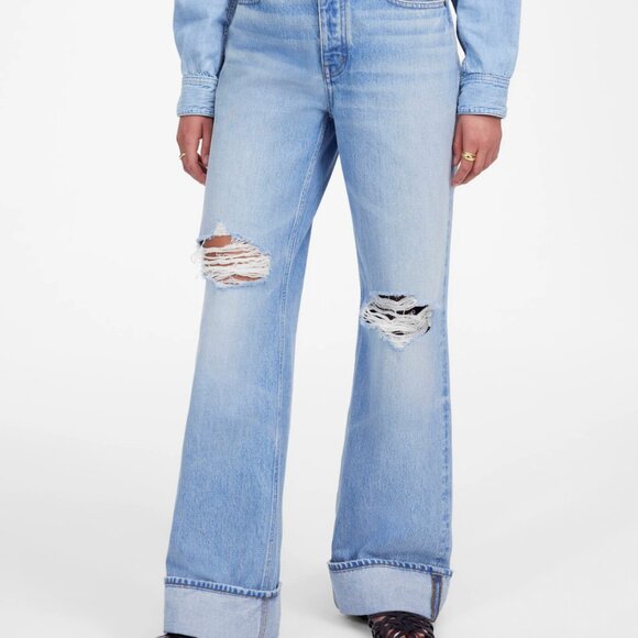 NWT! MADEWELL Low Slung Baggy Jeans Size 24 - Picture 3 of 11